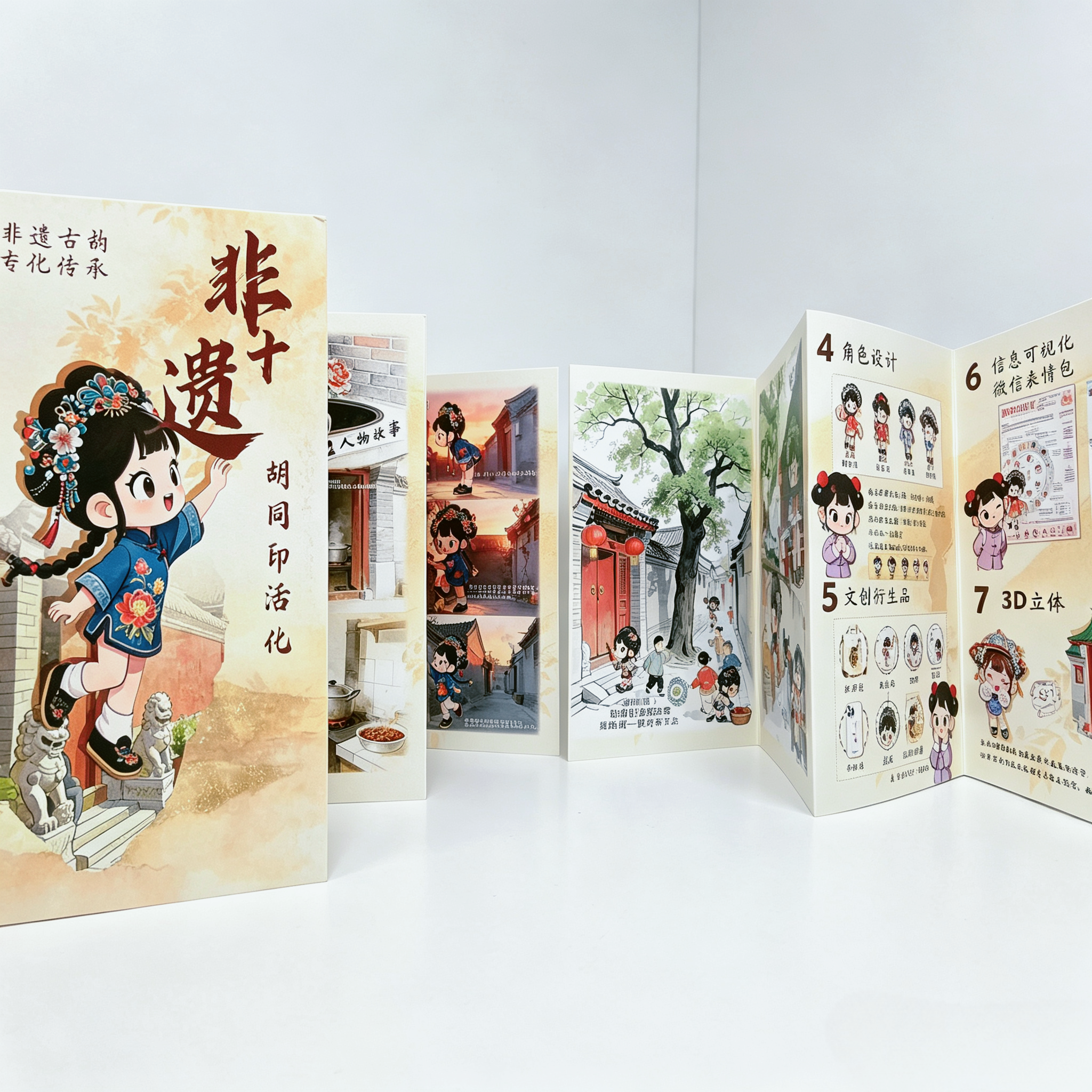 胡同同实体宣传画册